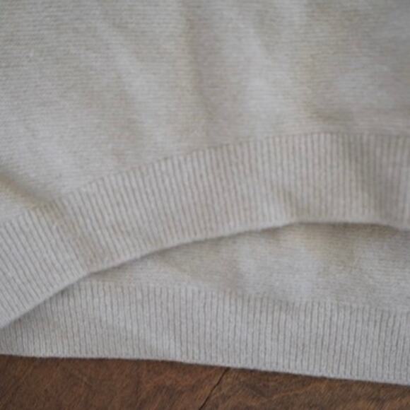 Nolley's Sophi Long Sleeve Mock Neck Pullover Knit Sweater Cream Womens Size: L - Picture 5 of 8